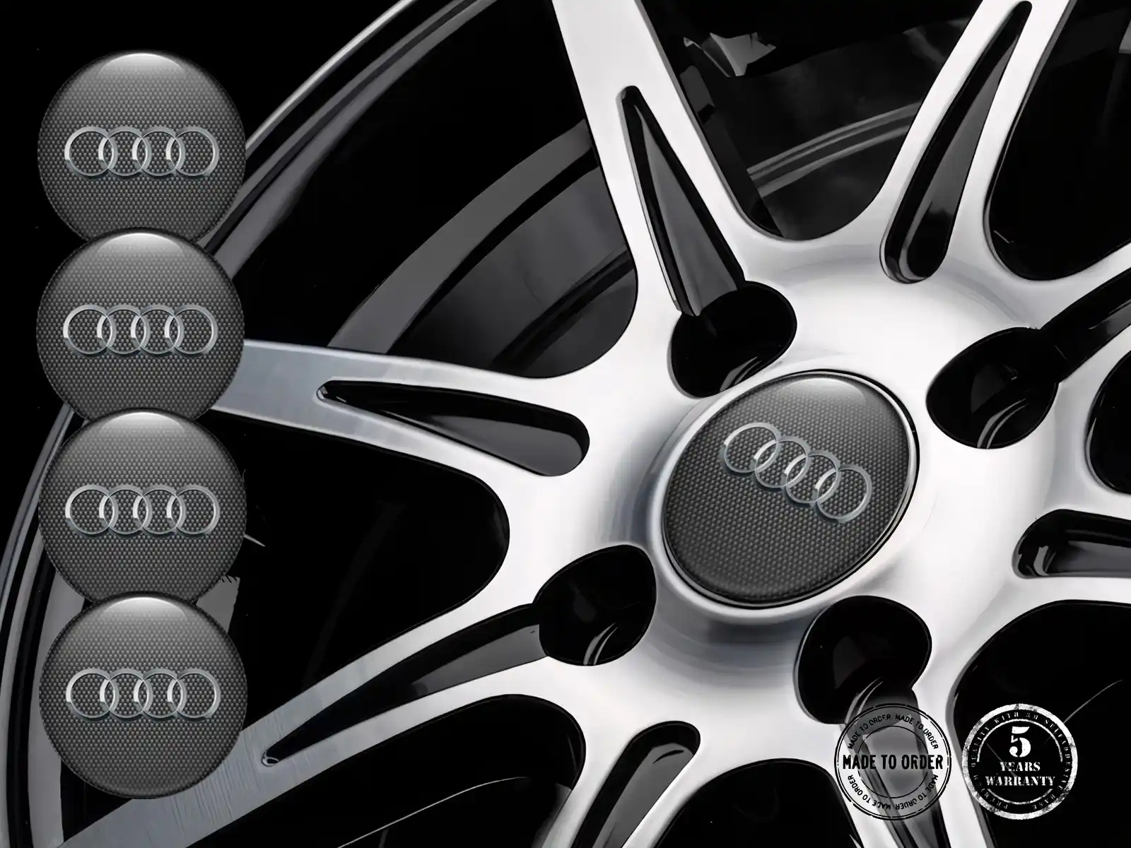 Audi Calcomanías de Rueda Lujo Racing Nexus Interestelar